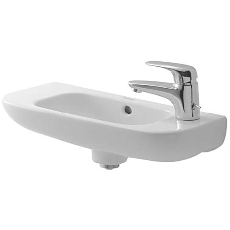 Duravit D-Code tvättställ, 50x22 cm, höger, vit