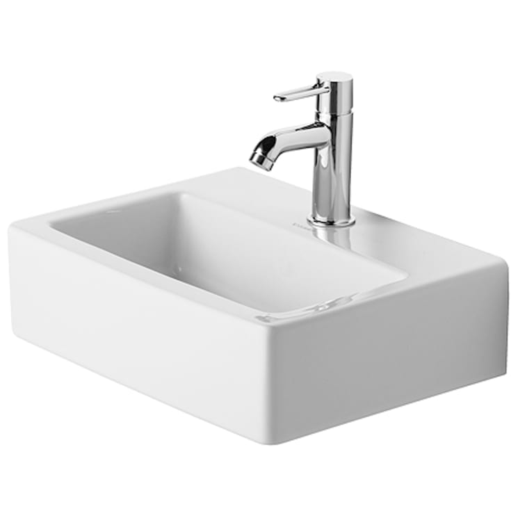 Duravit Vero vegghengt servant, 45x35 cm, hvit