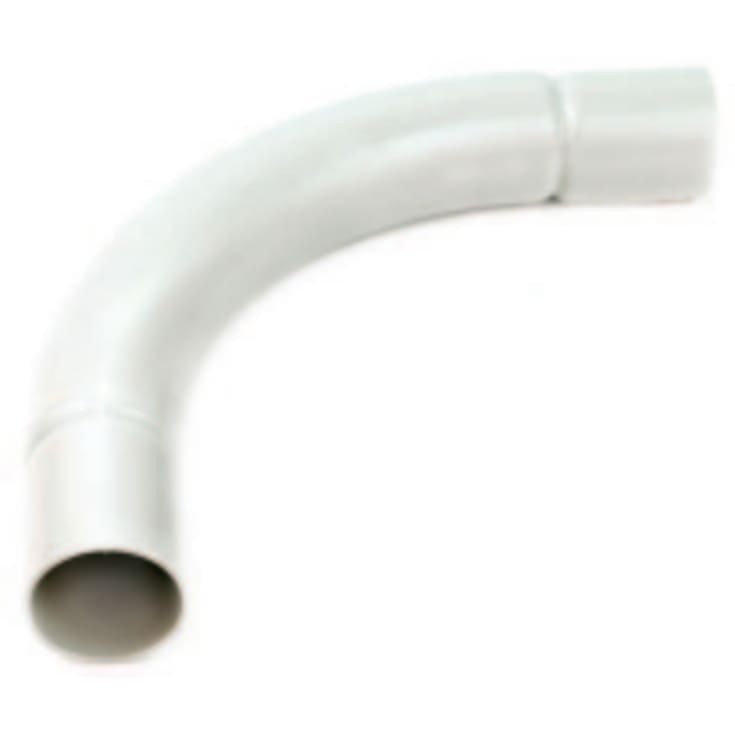 Plastbøjning 25mm HFSB Halogenfri Grå