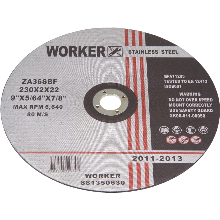 WORKER skæreskive Inox, 2,0 x 230 mm