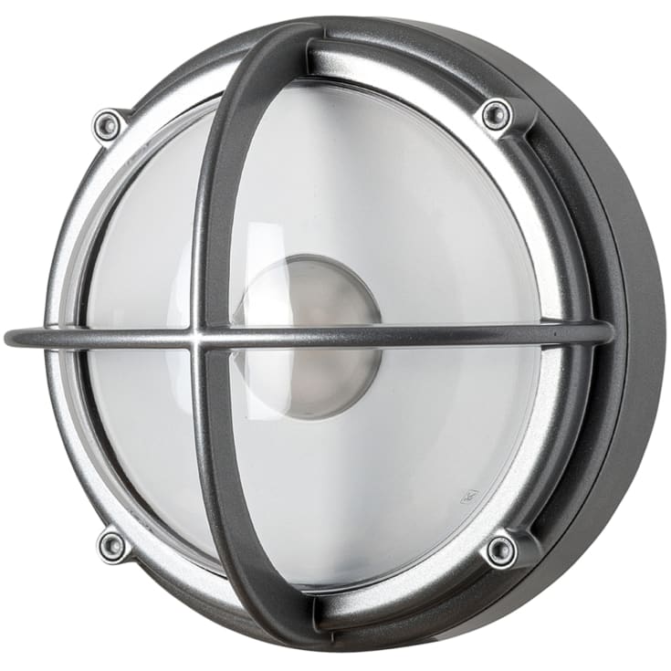 Louis Poulsen skotlampa, 3000K, utan skärm, klar aluminium