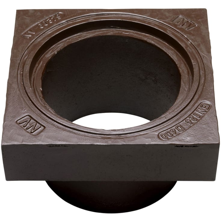 NV 425 x 248 mm karm uden pakning, firkantet, fast, GG