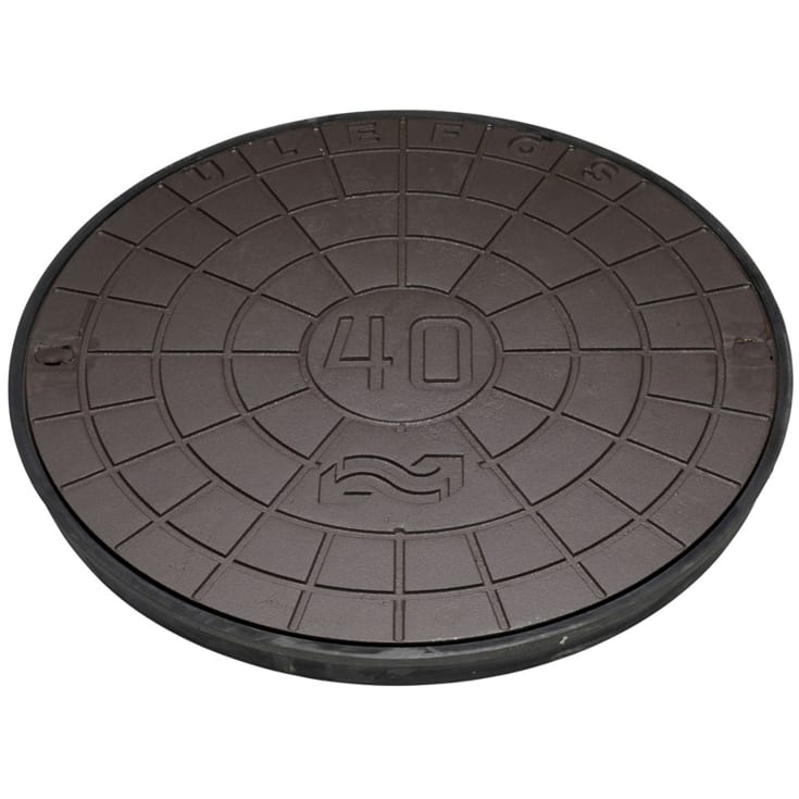 Ulefos 600 mm fjernvarmedæksel, 40 t, SG UN60AFV