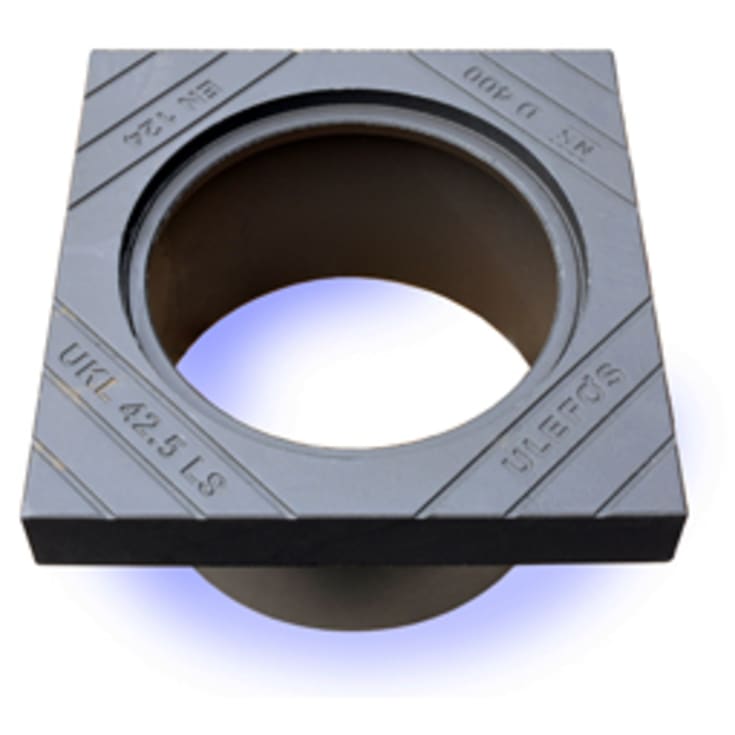 Ulefos 425 x 300 mm karm med pakning, firkantet, SG UKL/42,5 LS