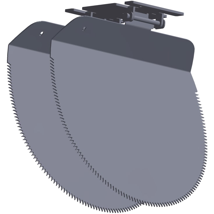 NI TX11 universal DN200 beton spjæld, unbrako