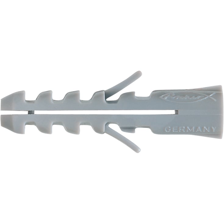 Fischer S 10 dybel, Ø10 mm, passer til skruer Ø6-8 mm, 40 stk