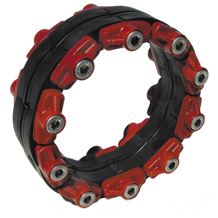 Lauridsen 48,3-50/98-108 mm kjettingtetning, komplett