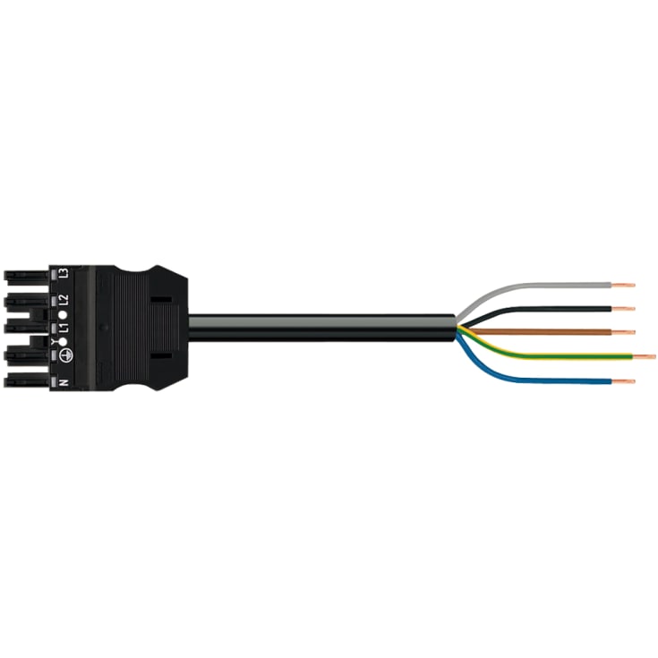 Anslutningskabel 3M 5G2.5 Honfri Svart