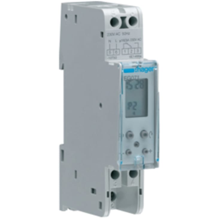 Kontaktklocka Digital Vecka 1K EG071