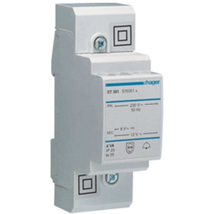 6 stk Ringetransformer 4VA 230/8/12V