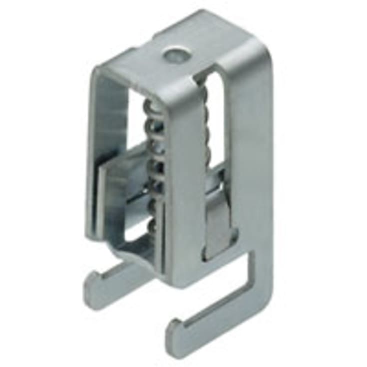 10 stk Skærmklemme KLBUE CO 1 Fjeder F.Skinne-Montage