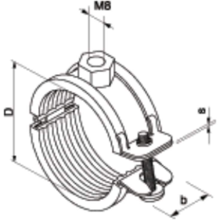 Samontec FGRS 15-19 mm rørbøjle