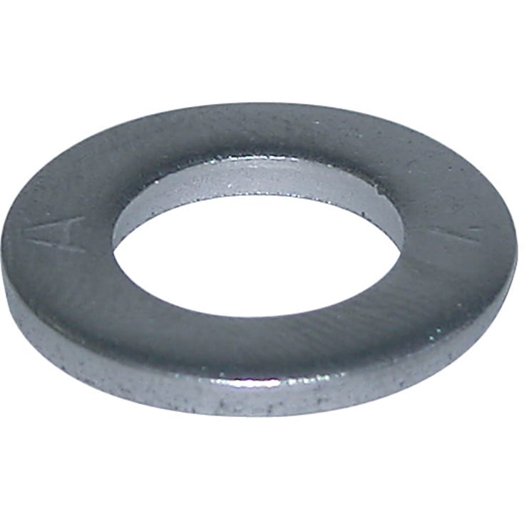 16mm planskive, elforzinket - 100stk