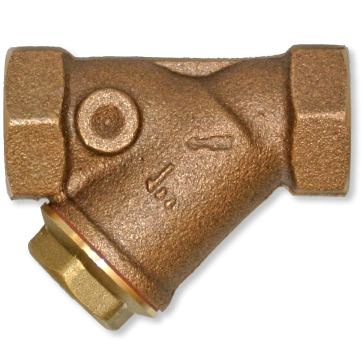 4" Snavssamler i rødgods med integreret Y-filter