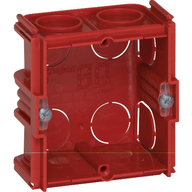 Mosaikk Veggboks 2M 40 mm Rød