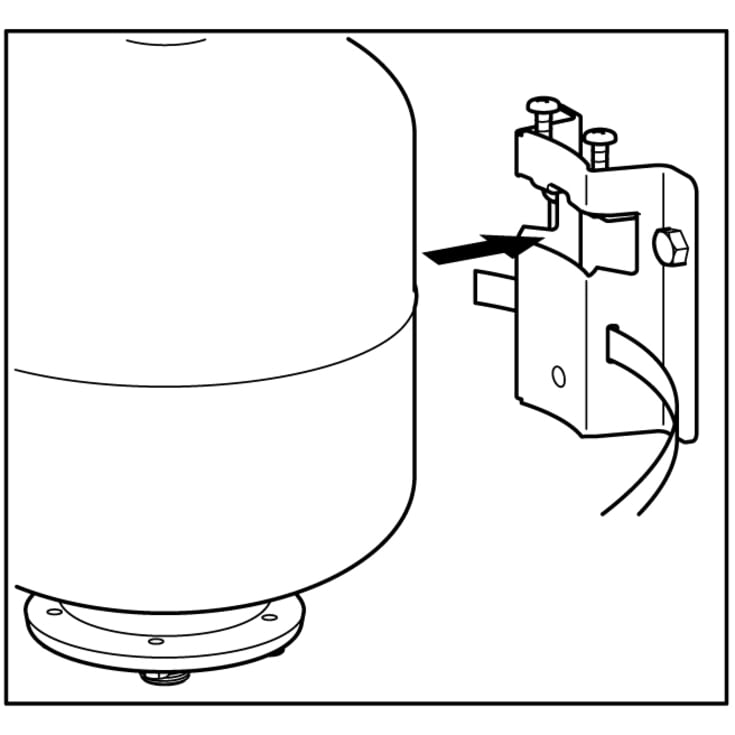 5 stk Flamco spændebånd for vægbeslag
