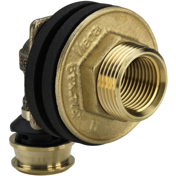 Væggennemføring 16 x 1/2" x 3/4" x 18 mm