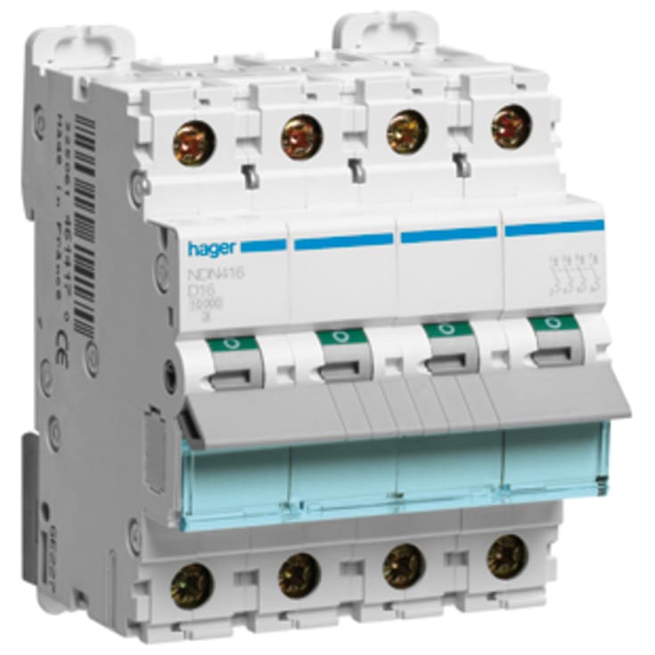 Automatsikring 4P 20A D 10kA NDN420A