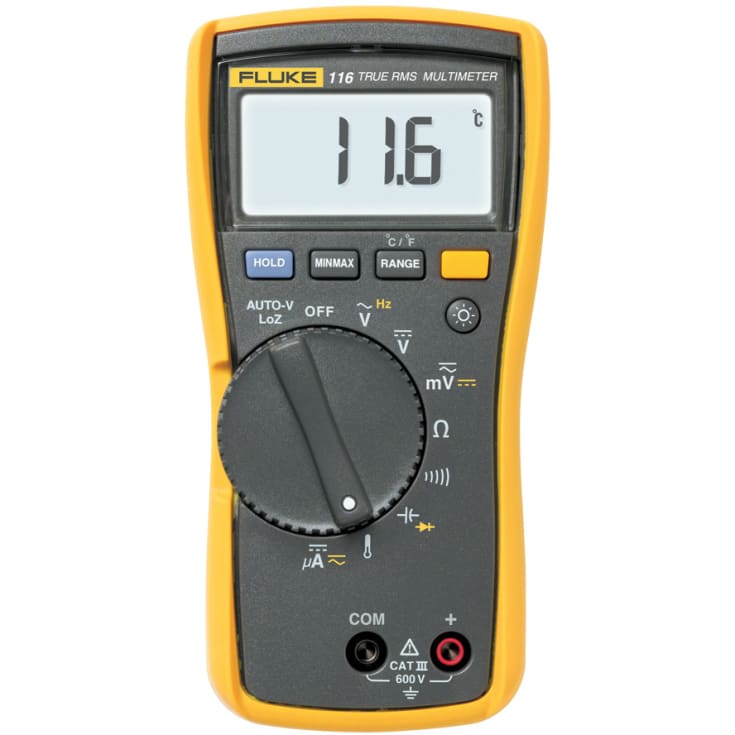 Multimeter 116 Hvac Med Temperatur Og Mikroampere