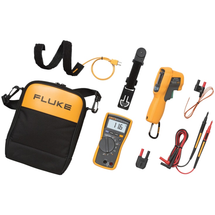 Multimeter Og IR Termometersett 116/62 Max+ Hvac