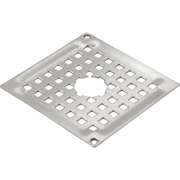 Blücher Domestic-150 avløpsrist, 140x140 mm, rustfritt stål