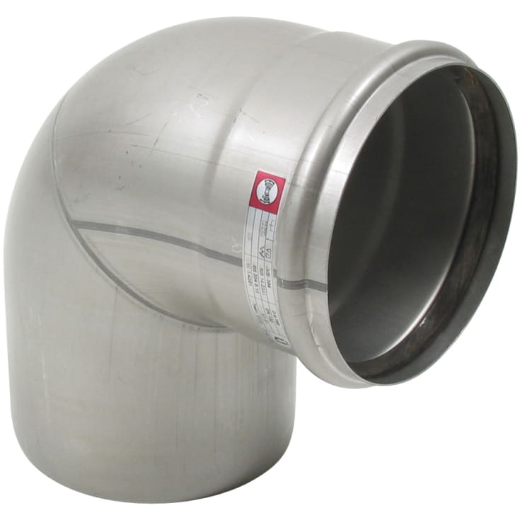 Blücher EuroPipe afløbsbøjning, 87.5°, Ø160 mm, rustfrit stål