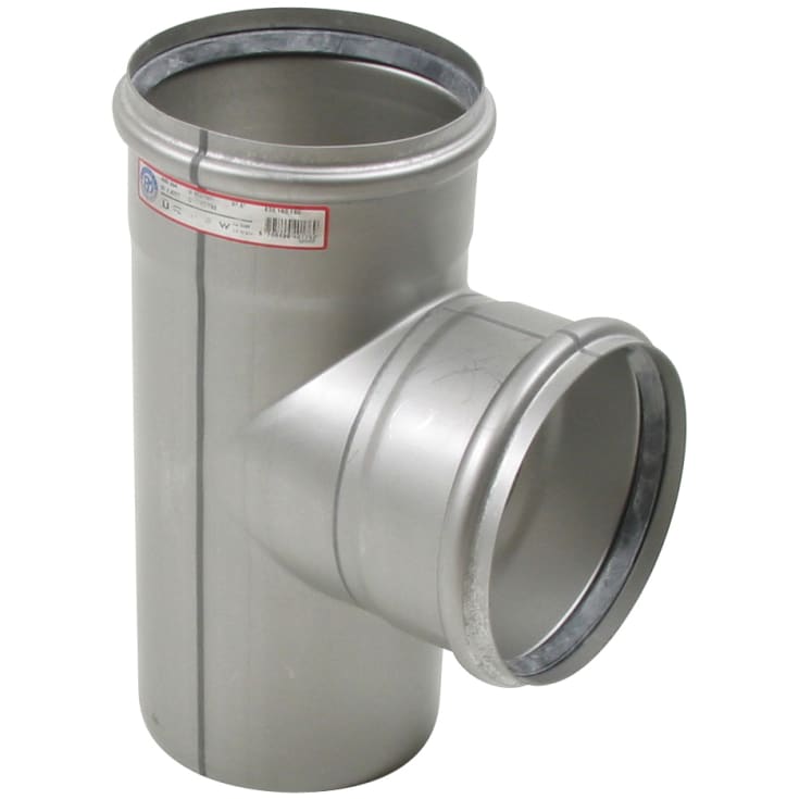 Ø 160 x 160 mm x 87,5° Grenrør rustfritt stål AISI304/EN1.4301 BLÜCHER