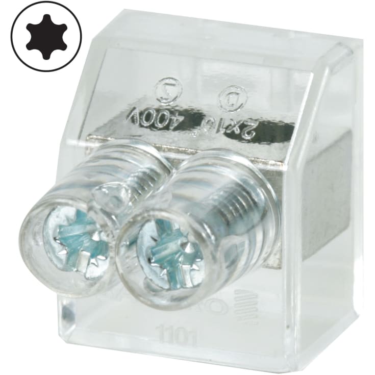 100 stk Sampro samlemuffe TX10 til 2x10 mm²