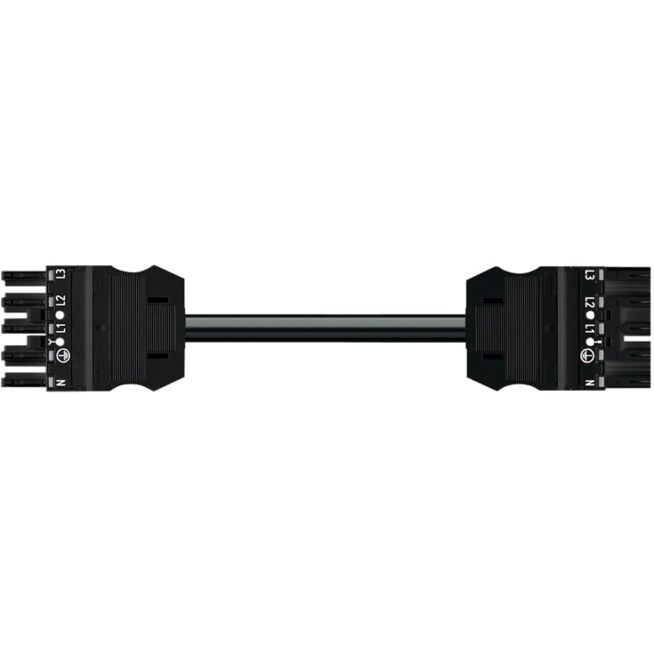 Winsta Mellankabel 3M 5G1.5 HFFR Svart Hona-Hane Svart Plugg