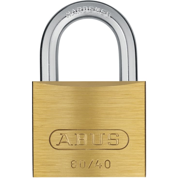 Abus 60/40 hængelås, messing