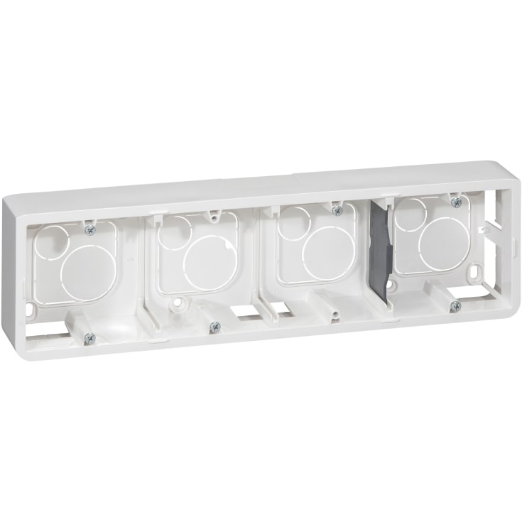 2 st Mosaikunderlag 10M, 40 mm, horisontellt, vitt