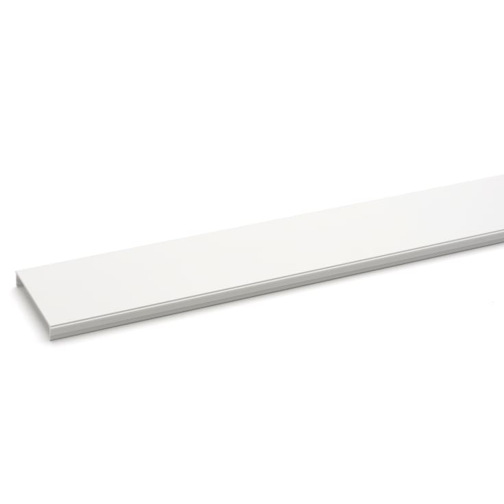 2 meter Rehau Signa kanallokk, Base, perlehvit