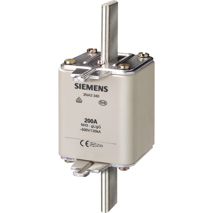 3 st Säkring NH 3 425A GG 500V 3NA3262