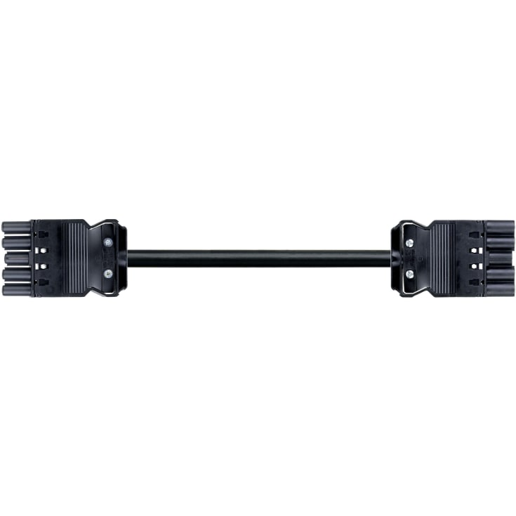 GST18i5 Mellemkabel 5P Han/Hun HF 2,5mm² Sort 8M