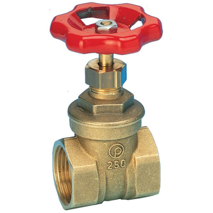 2&quot; sluseventil, hylse/hylse, messing.