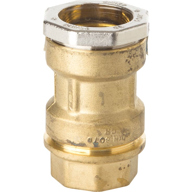10 stk Isiflo 42 x 42 mm skjøt, messing, for gamle rør PN16