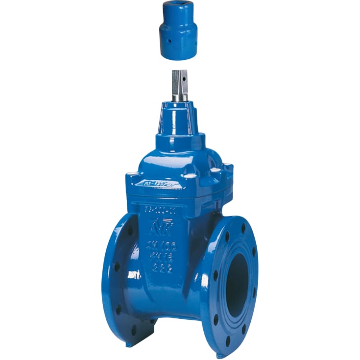 AVK DN50 flangeventil, kort byggelængde