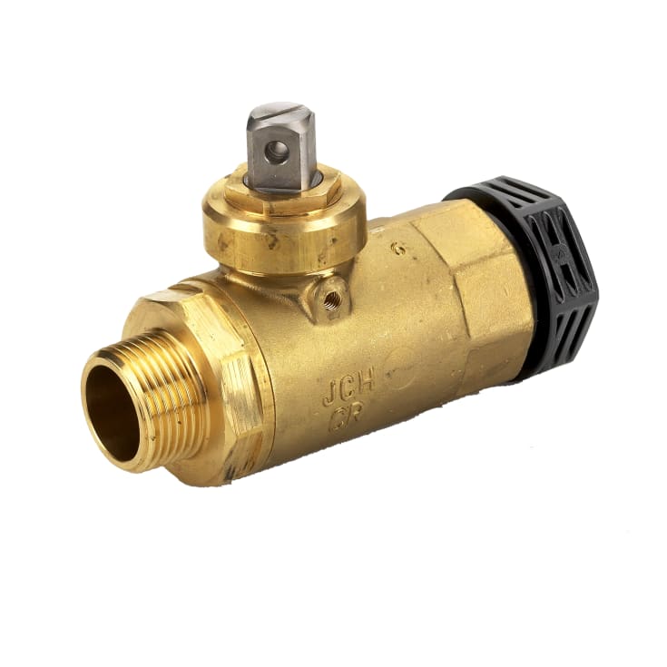 JCH 1 1/4" X 40MM PE kuglehane muffe/PRK til anboring. JCH top