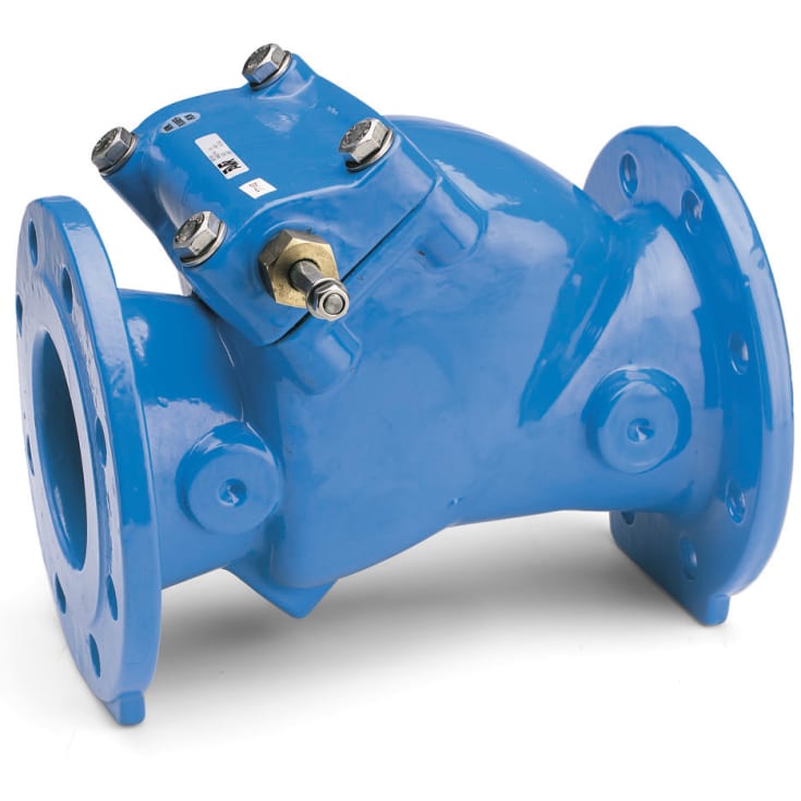 AVK DN50 kontraklapventil med fri akselende i højre side