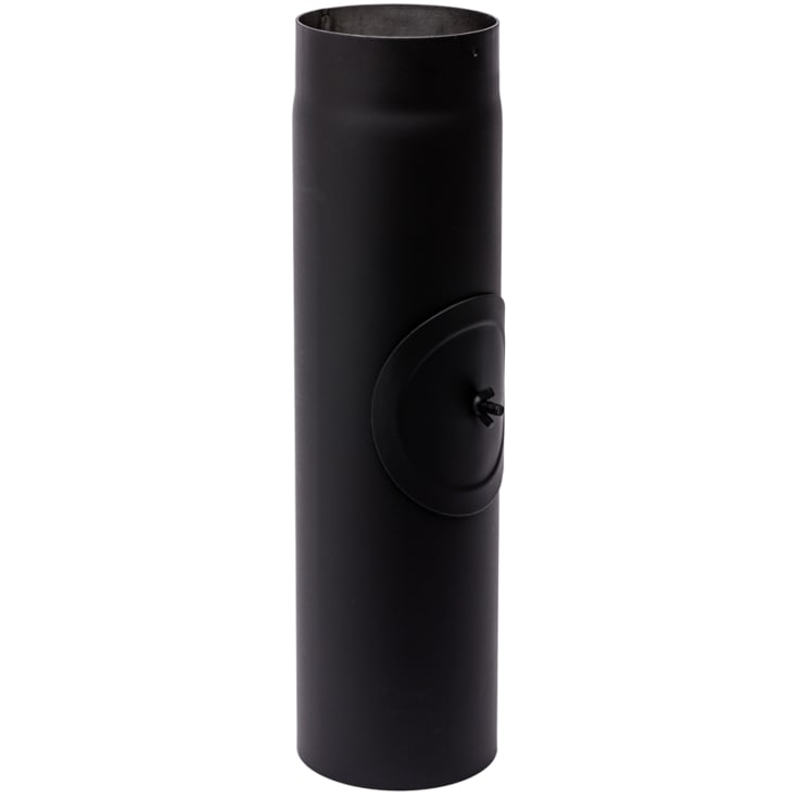 Metalbestos røgrør 8"/200 mm, renseklap, 500 mm