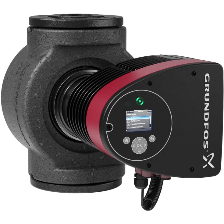 Grundfos Magna3 50-180F sirkulasjonspumpe 280 mm, varme
