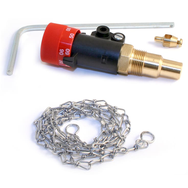 Trækregulator Honeywell type FR 124, komplet, 15-80 kw