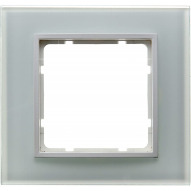 10 stk Berker Frame 1 modul B.7 glass hvit