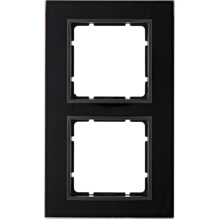 Berker Ramme 2 modul B.7 glas antracit