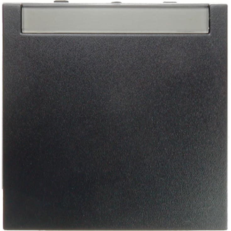 10 stk Berker Tangent enkelt med label S./B. antracit