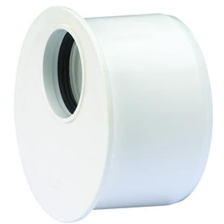 Wavin Ø50 x 32mm reduktion, kort, PP vit