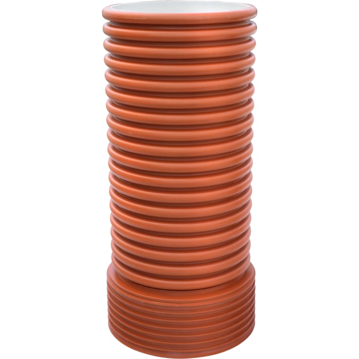 WaterCare 683/600 x 500 mm PP-forlængerrør med muffe/gummiring