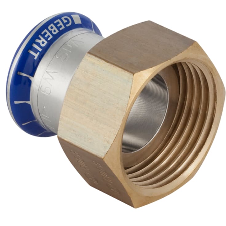 Mapress overgang med omløber 28 mm x 1"