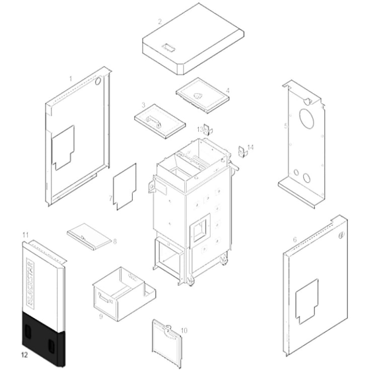 Kedel front bund BS2030