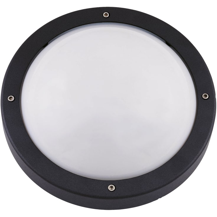 SG Primo udendørs væglampe med sensor, sort